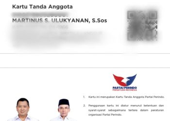 Terima KTA Dari DPP Perindo, MSU: Saya Siap Lahir Bathin