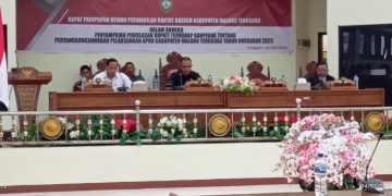 Ketua DPRD Malra Pimpin Paripurna Penjelasan Bupati Terhadap Ranperda Pertanggungjawaban APBD 2023