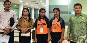 Wow!!! Dua Siswi SMK Siwalima Langgur Tembus PKL Di Kementerian Kominfo