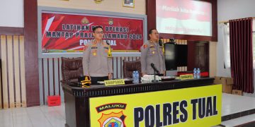 Gelar Lat Ops Mantap Praja 2024, Ini Pesan Kapolres Tual