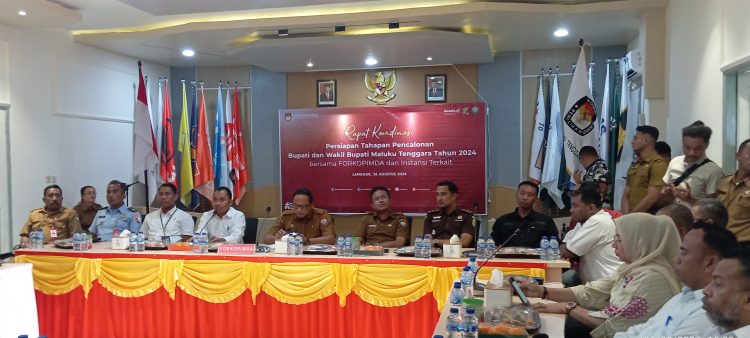 Gandeng Forkopimda Dan Instansi Terkait, KPU Malra Gelar Rakor