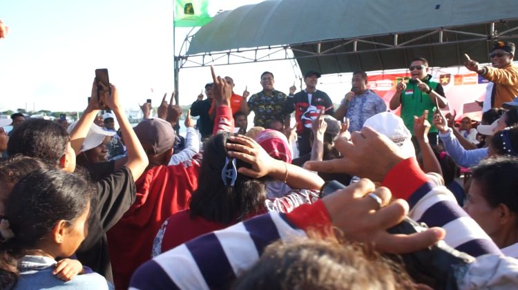 Pasangan MARYADAT Gelar Kampanye Perdana Di Kecamatan Manyeuw