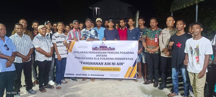 Teken Pernyataan Damai, Dua Kelompok Pemuda Di Malra Sudahi Pertikaian