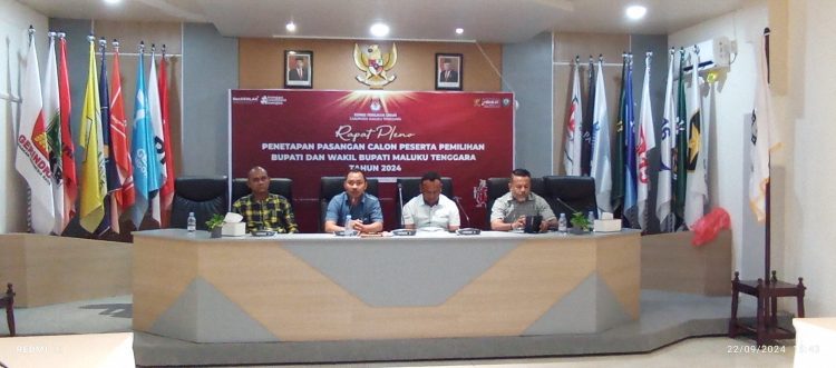 KPU Malra Tetapkan Tiga Paslon Bupati Dan Wakil Bupati Tahun 2024