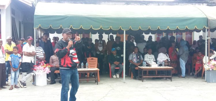 Kampanye Maryadat Di Ohoi Waur, Ubro: Keyakinan politik saya, lewat dukungan masyarakat MSU-AYR pasti jadi