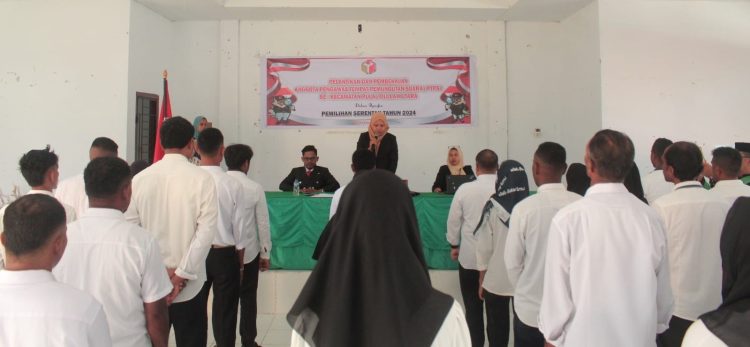 Ini Anggota PTPS Panwascam Dullah UtaraYang Dilantik