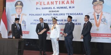 Samuel Huwae Dilantik Sebagai Pj Bupati Malra Gantikan Jasmono