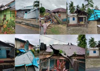 Dihantam Angin Puting Beliung, Puluhan Rumah Di Ohoi Debut Dan Rumadian Rusak