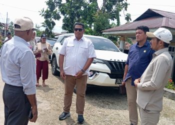 Komisi III DPRD Malra Tinjau Lokasi Musibah Angin Puting Beliung