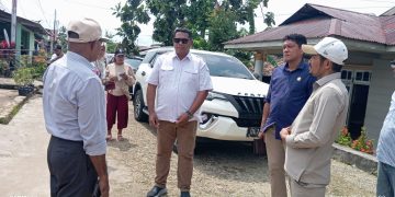 Komisi III DPRD Malra Tinjau Lokasi Musibah Angin Puting Beliung