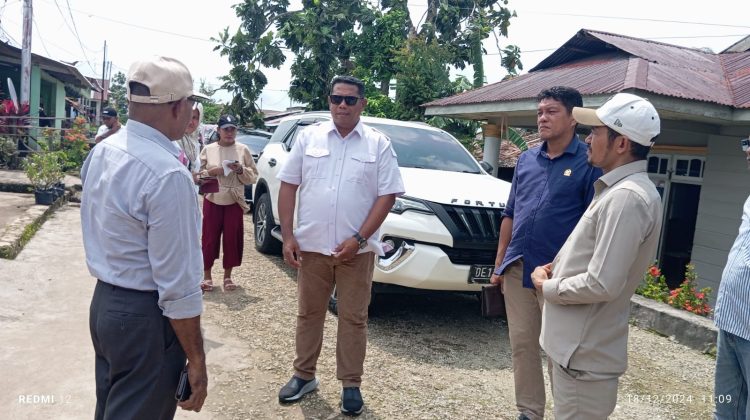 Komisi III DPRD Malra Tinjau Lokasi Musibah Angin Puting Beliung