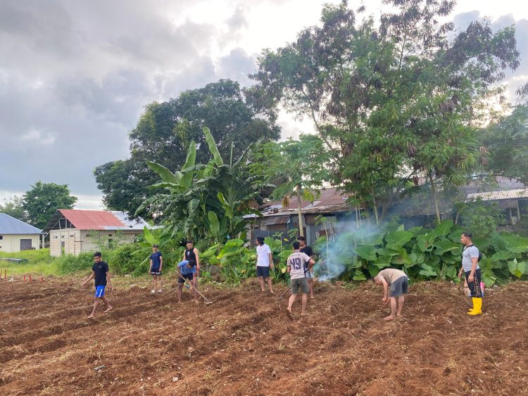 Instruksi Kapolri Jelas, Polres Tual Dukung Program Swasembada Pangan Nasional