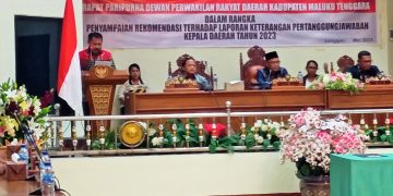 Miris, Rekomendasi DPRD Terhadap LKPJ Bupati Malra Tahun 2023 Tidak Ditindaklanjuti Pemda