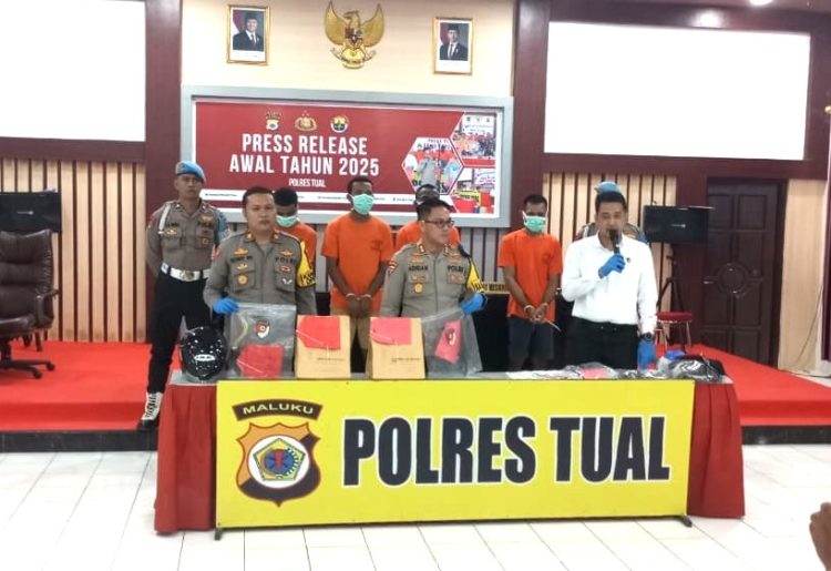 Sejak Januari Hingga Februari 2025 Polres Tual Terima 26 Laporan