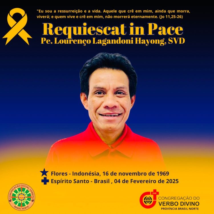 Pastor Laurensius Hayong, Misionaris SVD Asal Indonesia Meninggal Dunia Di Brasil