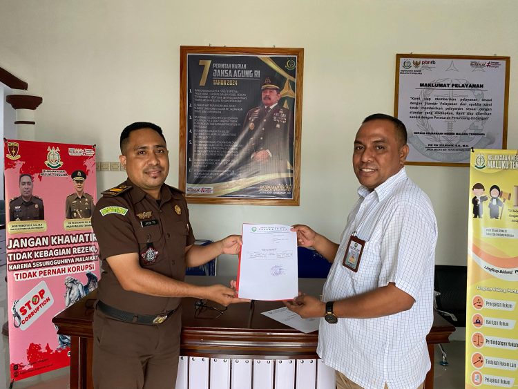 Inspektorat Malra Telah Menyerahkan Dokumen Hasil Penghitungan Kerugian Negara Kepada Kejaksaan