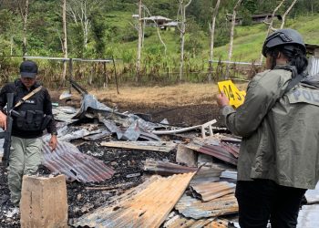 Serangan Brutal di Yahukimo, Satgas Damai Cartenz Lakukan Evakuasi dan Olah TKP