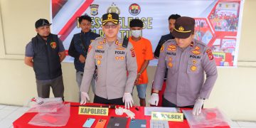 Polres Tual Ungkap Kasus Pencurian Yang Terjadi Di Counter Handphone