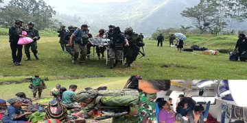 Operasi Satgas Operasi Damai Cartenz-2025 Berhasil Evakuasi Korban Serangan KKB di Yahukimo