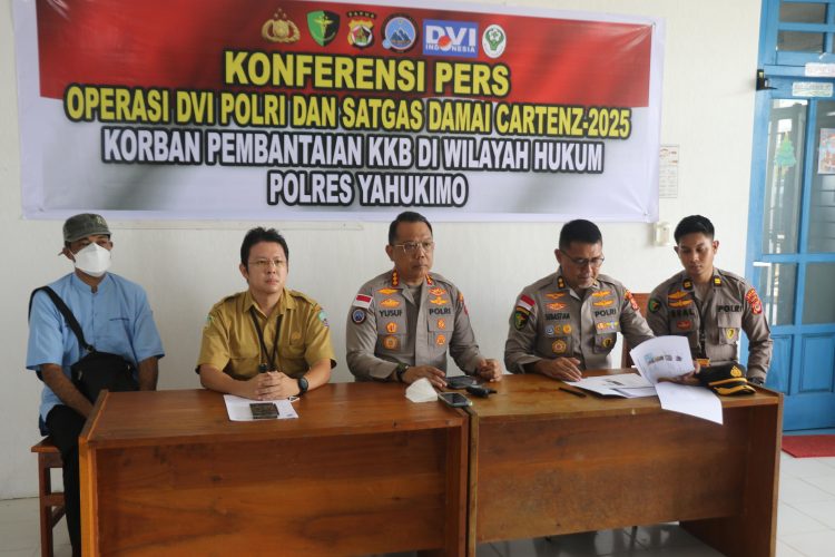Tiga Jenazah Korban Kekejaman KKB di Yahukimo Berhasil Diidentifikasi Tim DVI Polri