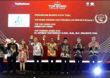 Tiga Penghargaan Sekaligus: Kota Tual Bersinar di Ajang TOP BUMD Awards 2025