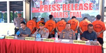 Operasi Pekat Salawaku: Polres Tual Amankan Miras, Narkoba, hingga Premanisme