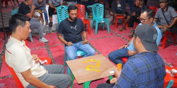Meriah! Polres Tual Gelar Pertandingan Domino Sambut HUT Bhayangkara ke-79 dan Perpisahan Waka Polres