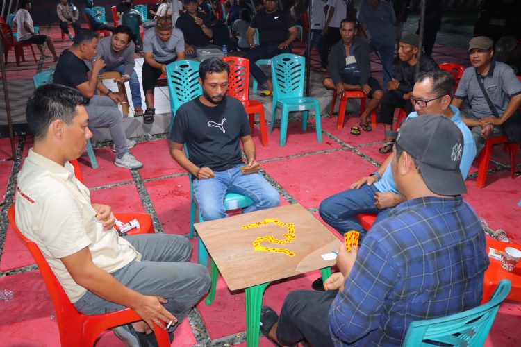 Meriah! Polres Tual Gelar Pertandingan Domino Sambut HUT Bhayangkara ke-79 dan Perpisahan Waka Polres