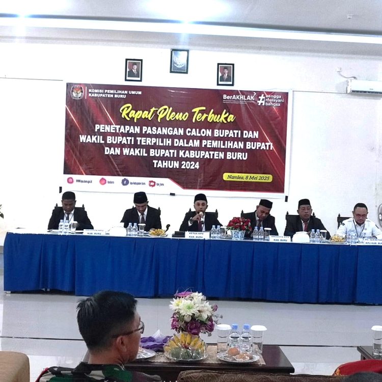 Hasil Pilkada Buru 2024: Ikram – Sudarmo Resmi Jadi Bupati dan Wakil