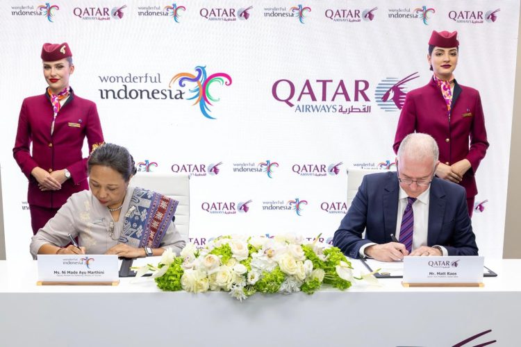 Indonesia Gandeng Qatar Airways Promosikan Pariwisata di Pasar Global