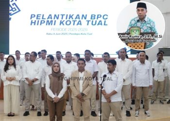 Wawali Tual Dorong HIPMI Jadi Motor Penggerak Ekonomi Daerah