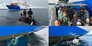 Tali Tros Terlilit Propeller, KM Labobar Kandas di Perairan Tual