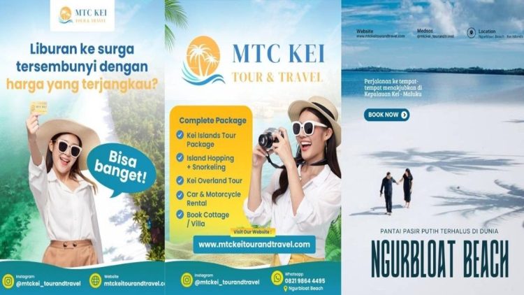 Wow!! MTC Grup Tawarkan Paket Liburan Wisata Lengkap dan Mudah ke Kepulauan Kei
