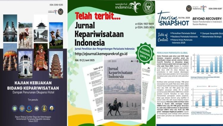 Kemenpar Terbitkan Tiga Karya Ilmiah Strategis Pariwisata 2025