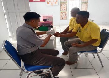 Penuhi Hak Kesehatan, Lapas Namlea Periksa Warga Binaan