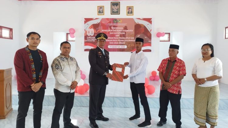 Momentum HUT ke-80 Kemerdekaan RI, Warga Binaan Lapas Namlea Nikmati Remisi Ganda