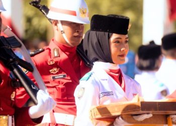 Inilah Kesan Inda Chantika Tuarita, Anggota Paskibraka Kabupaten Malra Tahun 2025