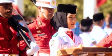 Inilah Kesan Inda Chantika Tuarita, Anggota Paskibraka Kabupaten Malra Tahun 2025