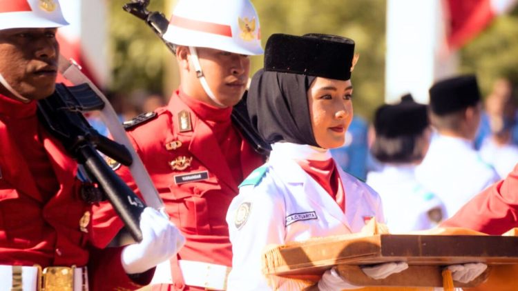 Inilah Kesan Inda Chantika Tuarita, Anggota Paskibraka Kabupaten Malra Tahun 2025