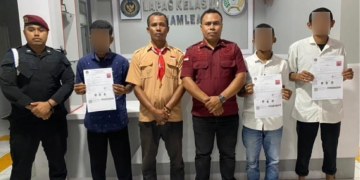 Bebas Cuti Bersyarat, Tiga Warga Binaan Lapas Namlea Jalani Wajib Lapor