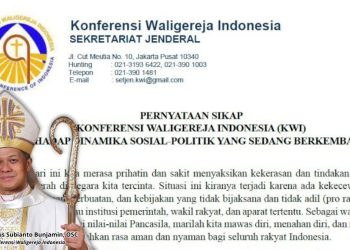 KWI Serukan Keprihatin dan Harapan, Terhadap Dinamika Yang Sedang Berkembang
