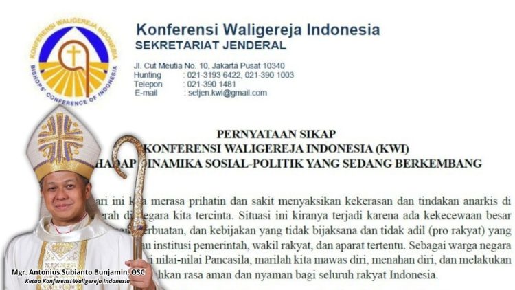 KWI Serukan Keprihatin dan Harapan, Terhadap Dinamika Yang Sedang Berkembang