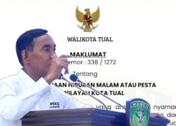 Wali Kota Tual Tegas: Hiburan Malam dan Pesta Tanpa Izin Dilarang!