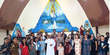 Kapolsek Namlea Sampaikan Pesan Kamtibmas di Gereja Maria Bintang Laut