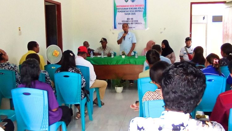 Ohoi Iso Gelar Musdes, Susun RKP Desa 2026 Berbasis Aspirasi Warga
