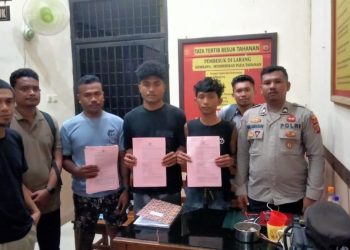 Polres Buru Amankan Tiga Pemuda Pelaku Pencurian Berat di Namlea