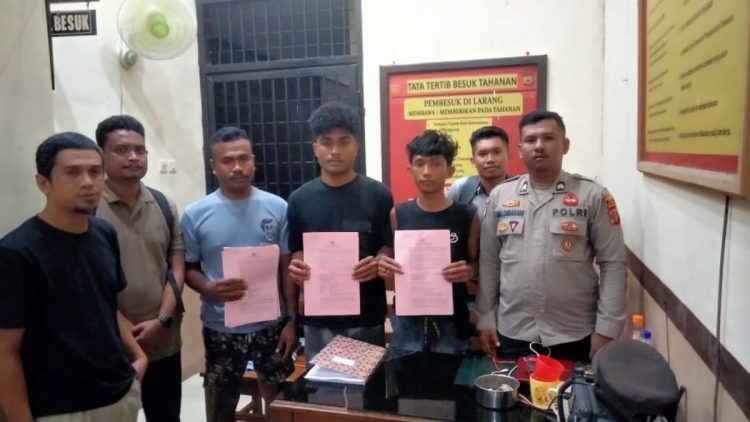 Polres Buru Amankan Tiga Pemuda Pelaku Pencurian Berat di Namlea