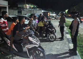 Balap Liar Remaja di Namlea Dibubarkan, Kapolsek Tegaskan Tindakan Tegas