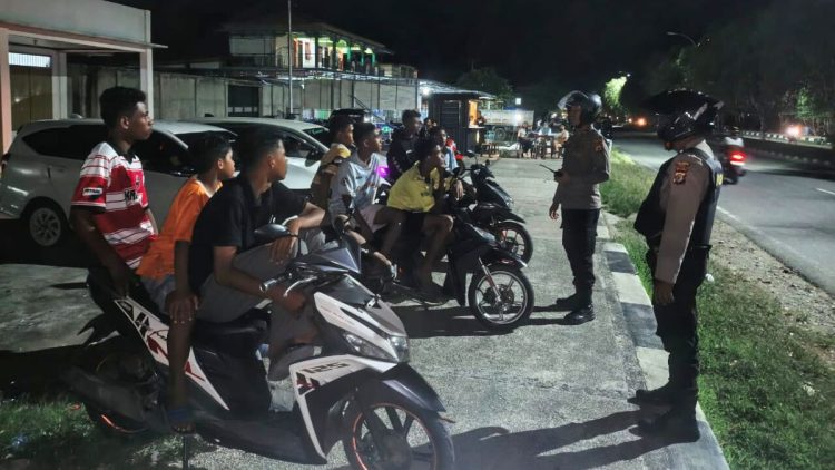 Balap Liar Remaja di Namlea Dibubarkan, Kapolsek Tegaskan Tindakan Tegas