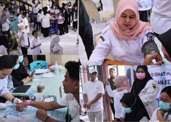 Jelang HKN ke-61, Dinkes Tual Gelar Pemeriksaan Kesehatan Gratis